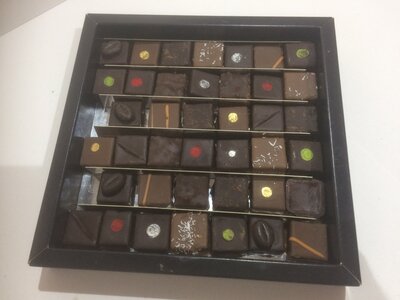 Chocolats bonbons ganache x40 pièces