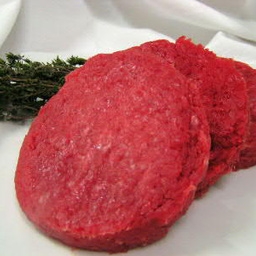 Steak haché de boeuf sous vide