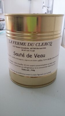 Sauté de veau 750g