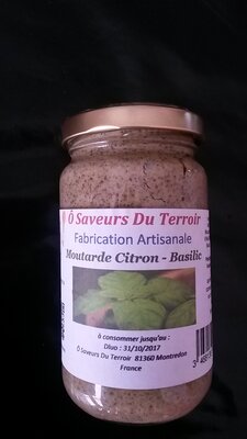 Moutarde citron basilic