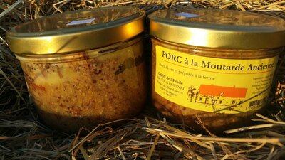 Porc à la moutarde ancienne
