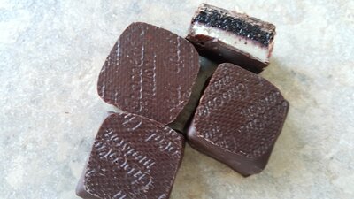 Bonbons chocolat bio, pâte de fruit