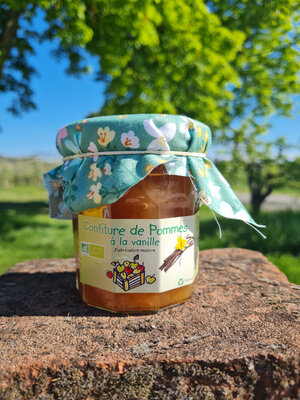 Confiture de pommes bio à la vanille