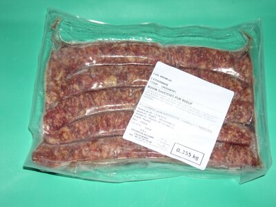 Saucisses de veau 300