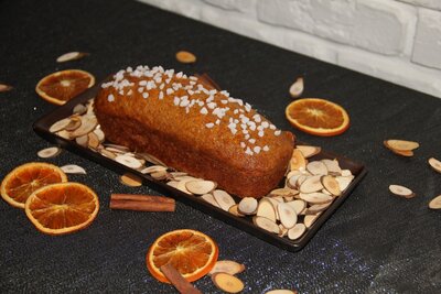 Pain d'épices oranges confites
