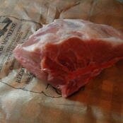 Palette fraiche de porc