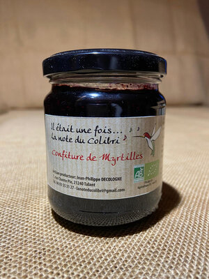 Confiture de myrtilles