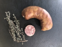 Saucisson cuit à l'ail fumé