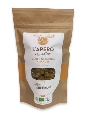 L'apéro croustillant mûres blanches & amandes (120g) 