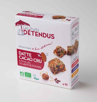 Délice fruités - datte – cacao cru & feuilles de menthe poivrée