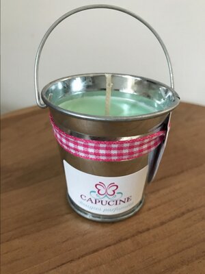 Bougie naturelle parfumée tomate/basilic