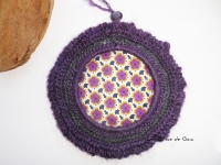 Décoration murale colombine • cadre crochet