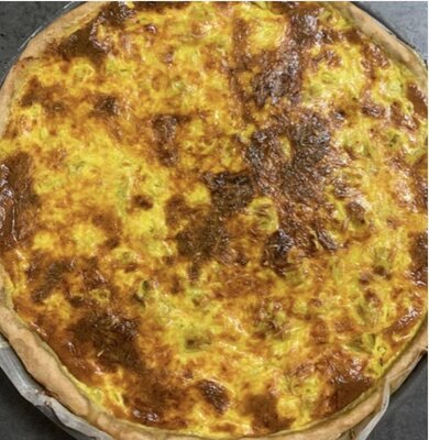 Tarte salée bio végétarienne pour 8 personnes