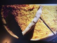 Part de tarte salée bio végétarienne 