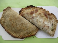 Empanada légume coco curry saucisse