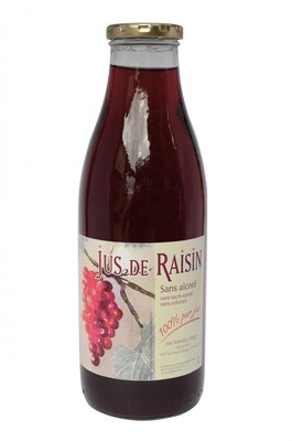 Jus de raisin rouge, 100% pur jus - (3 x 1l)