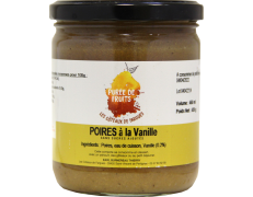 Purée de fruit-poire/vanille - 430g