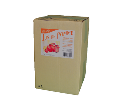 Jus de pomme 100% pur jus-fontaine 5l
