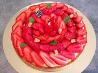 Tarte aux fraises (6-8 personnes)