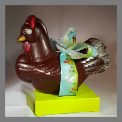 Poule noire garnie bio 140 g