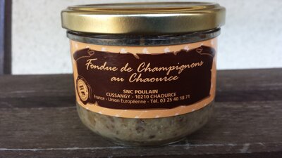 Fondue de champignons au chaource
