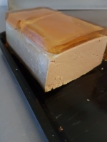Tranche de mousse de foies sous vide