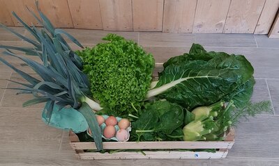 Panier légumes non traités la grangette