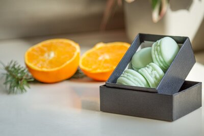 Saveur boisée parfum solide/ bougie fondant aux huiles essentielles bio