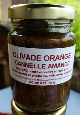 Olivade orange cannelle amande