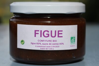 Confiture figue ''bio