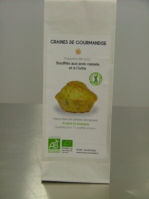 Souffles aux pois casses et a l'ortie