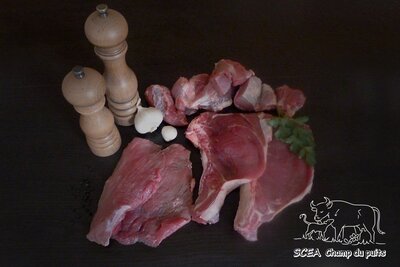 Veau bio- colis 1 kg
