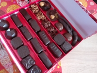 Boîte de chocolats bio -  210 g (en