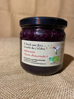Betterave 'façon choucroute'