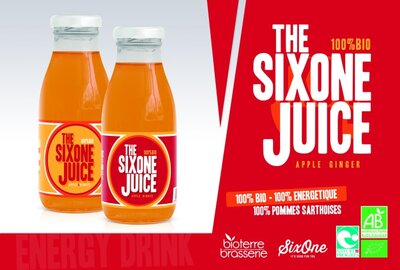Jus de pommes/gingembre - 25cl