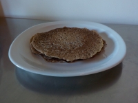 1 galette vegane sarrasin et pois casses
