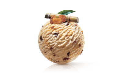 Glace rhum raisins