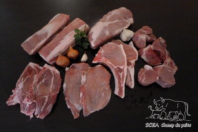 Porc bio - colis 3 kg