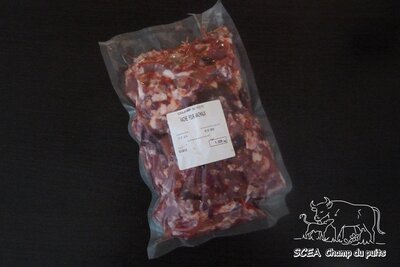 Viande hachée pour animaux 1kg
