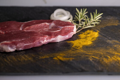 Agneau gigot en tranche