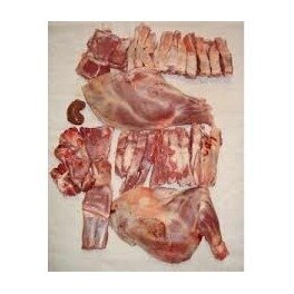 Agneau - demi agneau découpé poids d'environ 7,5kg + ou - 200 gr