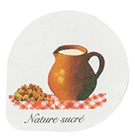 4 yaourts nature sucrés