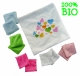 Sac plus coussins sensoriels en coton bio d’inspiration montessori 'cœurs'  - image 2