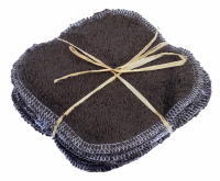 Lot de 10 lingettes lavable en coton bio 15 cm