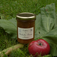 Confiture originale : rhubarbe et po