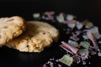 Cookies chocolat noir - citrons confits