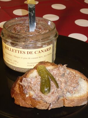 Rillettes de canard 120 gr