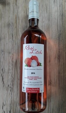 Aperitif: rosé litchi en bouteille 75cl