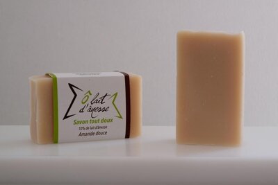 Savon tout doux au lait d'ânesse