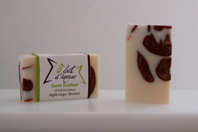 Savon tonifiant au lait d'ânesse